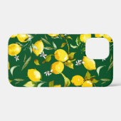 Coques Case-Mate iPhone citrons d'aquarelle 9 (Verso (horizontal))