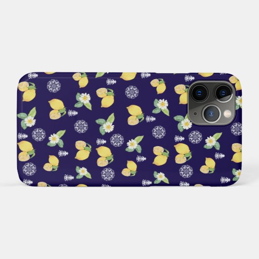 Coques Case-Mate iPhone Citrons d'été (Dos (Horizontal))