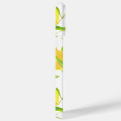 Coques Case-Mate iPhone Citrons et motif feuille (Verso / Droite)