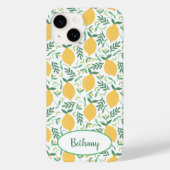 Coques Case-Mate iPhone Citrons funky et chic Feuille (Verso)
