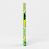 Coques Case-Mate iPhone Citrons jaunes rétro (Dos/Droite)