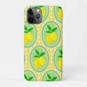 Coques Case-Mate iPhone Citrons jaunes rétro (Dos)
