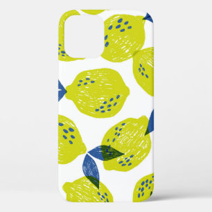 Case-Mate iPhone Case Citrons juteux : motif vintage sans soudure.
