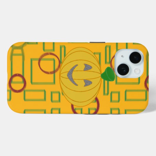 Coques Case-Mate iPhone Citrouille (Verso (horizontal))