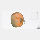Coques Case-Mate iPhone Citrouille aquarelle (Verso (horizontal))