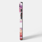 Coques Case-Mate iPhone citrouille aquarelle chute design avec nom (Verso / Gauche)