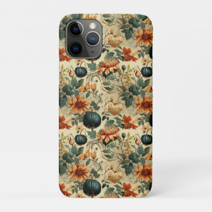 Case-Mate iPhone Case Citrouille Automne Floral Vintage Teinte