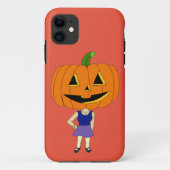 Coques Case-Mate iPhone citrouille chef chibi fille (Dos)