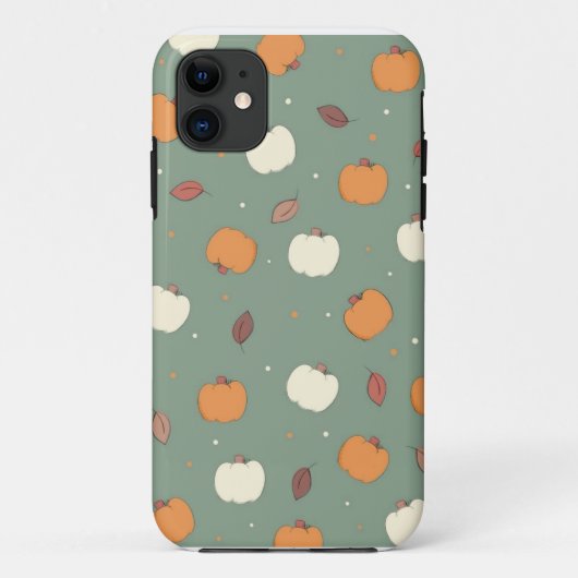 Coques Case-Mate iPhone Citrouille d'automne (Dos)