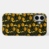 Coques Case-Mate iPhone Citrouille d'Halloween effrayante (Verso (horizontal))