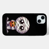Coques Case-Mate iPhone Citrouille d'Halloween mignonne/maman (Verso (horizontal))
