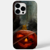 Coques Case-Mate iPhone Citrouille d'Halloween orange (Verso)