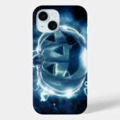 Coques Case-Mate iPhone citrouille d'Halloween sous la pluie (Verso)