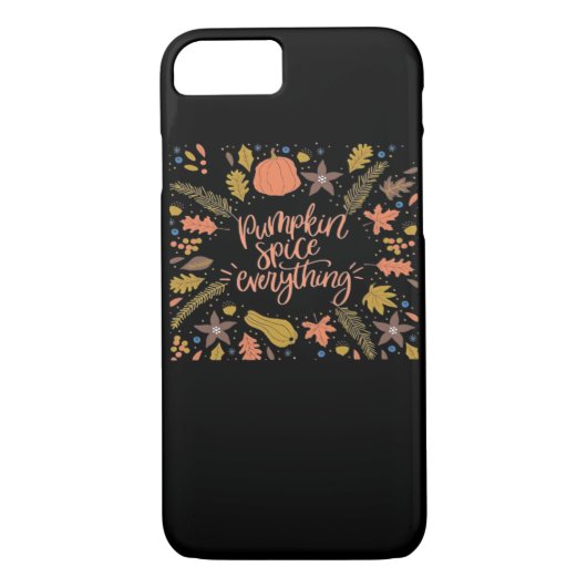 Coques Case-Mate iPhone Citrouille épice Tout Conception amusante (Dos)