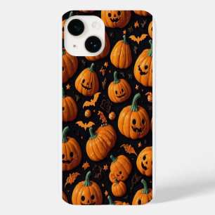 Coque Pour iPhone 14 Citrouille et bonbons mignons