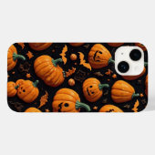 Coques Case-Mate iPhone Citrouille et bonbons mignons (Verso (horizontal))
