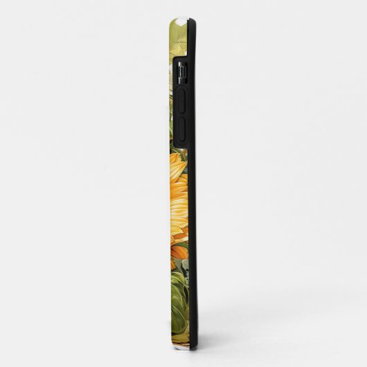 Coques Case-Mate iPhone Citrouille Feuille en chute d'automne (Dos/Gauche)