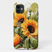 Coques Case-Mate iPhone Citrouille Feuille en chute d'automne (Dos)