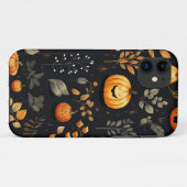 Coques Case-Mate iPhone Citrouille Feuille en chute d'automne (Dos (Horizontal))