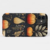 Coques Case-Mate iPhone Citrouille Feuille en chute d'automne (Dos (Horizontal))