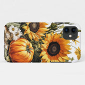 Coques Case-Mate iPhone Citrouille Feuille en chute d'automne (Dos (Horizontal))