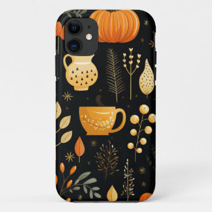 Case-Mate iPhone Case Citrouille Feuille en chute d'automne