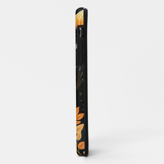 Coques Case-Mate iPhone Citrouille Feuille en chute d'automne (Dos/Gauche)