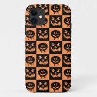 Citrouille Halloween Face Fantôme Motif Éffrayant