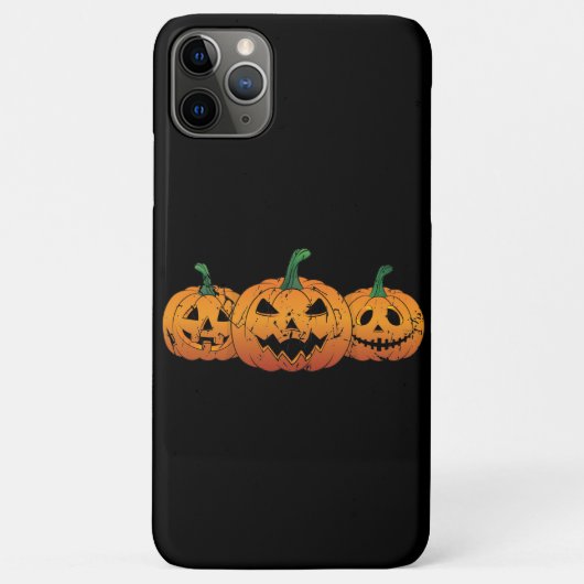 Coques Case-Mate iPhone Citrouille Halloween Jack-o'-lantern Éffrayant (Dos)