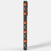 Coques Case-Mate iPhone Citrouille Halloween Motif sans couture (Verso / Droite)