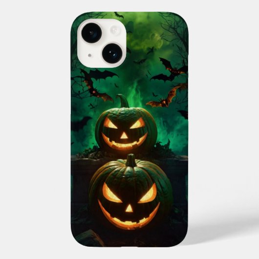 Coques Case-Mate iPhone Citrouille Inferno (Verso)