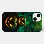 Coques Case-Mate iPhone Citrouille Inferno (Verso (horizontal))