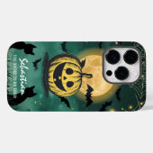 Coques Case-Mate iPhone Citrouille Lune - Magie Toute L'Année (Verso (horizontal))