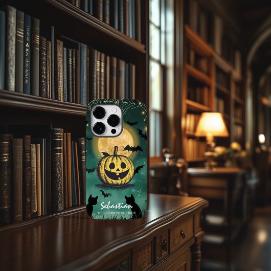 Coques Case-Mate iPhone Citrouille Lune - Magie Toute L'Année