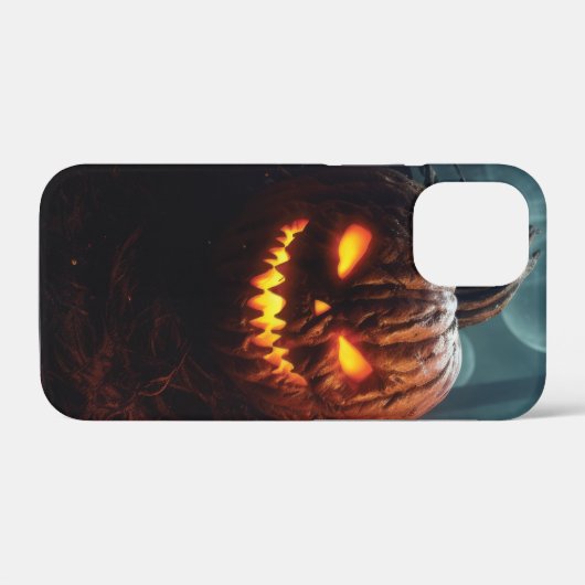 Coques Case-Mate iPhone Citrouille mal (Verso (horizontal))