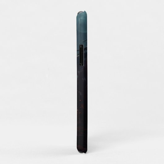 Coques Case-Mate iPhone Citrouille mal (Dos/Droite)