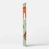 Coques Case-Mate iPhone Citrouille : Merci motif sans soucis. (Verso / Droite)