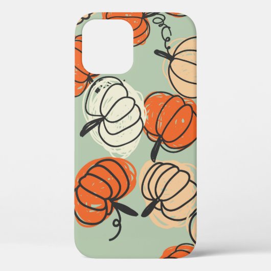 Coques Case-Mate iPhone Citrouille : Merci motif sans soucis. (Verso)