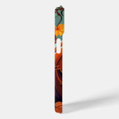 Coques Case-Mate iPhone Citrouille orange effrayante avec visage, Hallowee (Verso / Droite)