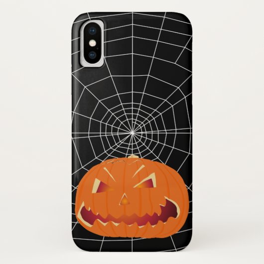 Coques Case-Mate iPhone Citrouille pour Halloween 5 (Dos)