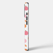 Coques Case-Mate iPhone Citrouille  rose orange Motif Feuille (Verso / Gauche)