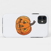Coques Case-Mate iPhone Citrouille scintillante (Dos (Horizontal))