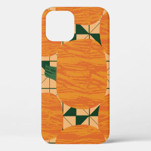 Case-Mate iPhone Case Citrouille : Triangle géométrique rétro.