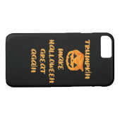 Coques Case-Mate iPhone Citrouille Trumpkin Halloween Design - Funny Autom (Dos (Horizontal))