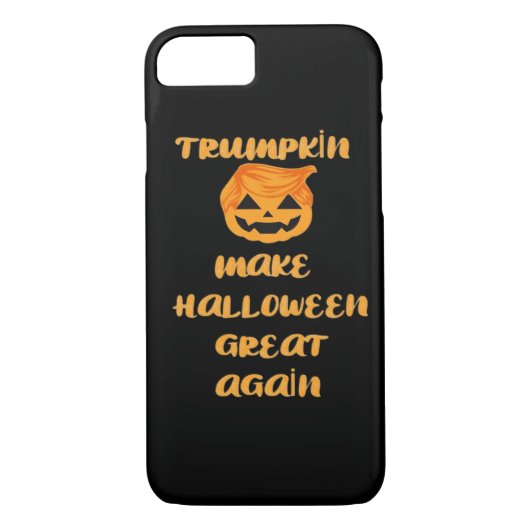 Coques Case-Mate iPhone Citrouille Trumpkin Halloween Design - Funny Autom (Dos)