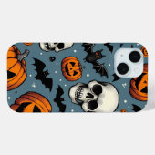 Coques Case-Mate iPhone Citrouilles & Crânes (Verso (horizontal))