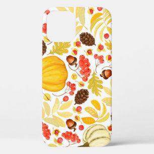 Case-Mate iPhone Case Citrouilles d'automne, glands, arrière - plan vint