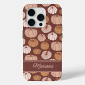 Coques Case-Mate iPhone Citrouilles d'automne marron neutre (Verso)