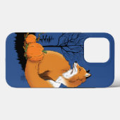 Coques Case-Mate iPhone Citrouilles de la forêt Red Fox (Verso (horizontal))
