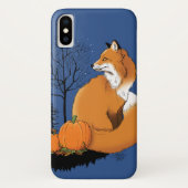 Coques Case-Mate iPhone Citrouilles de la forêt Red Fox (Dos)